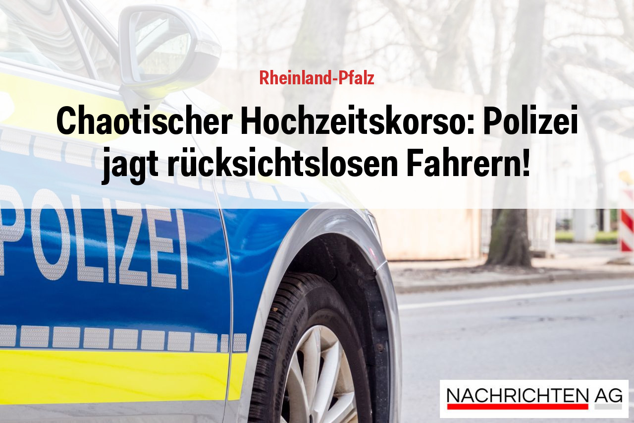 Chaotischer Hochzeitskorso: Polizei jagt rücksichtslosen Fahrern!
