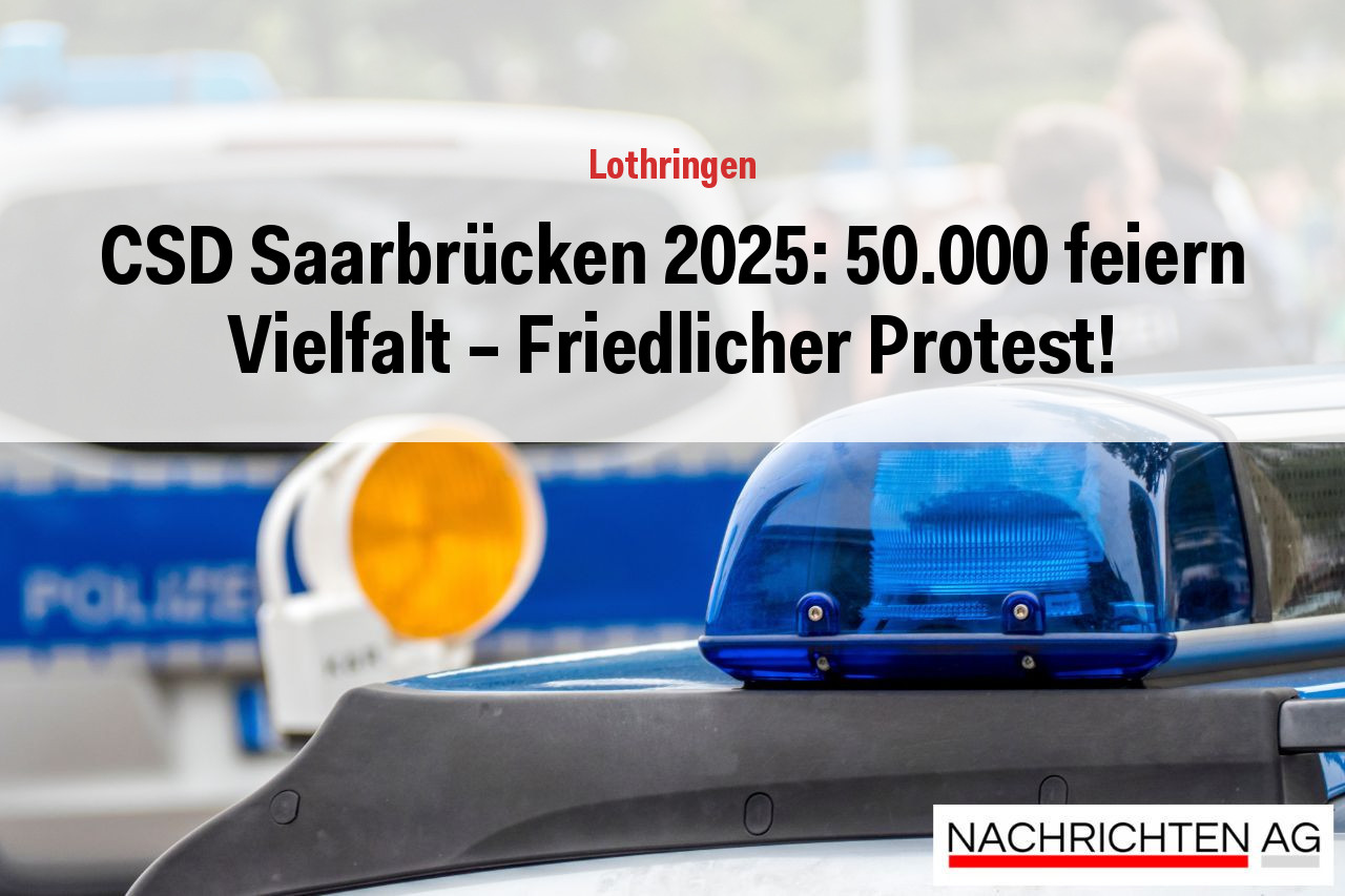 CSD Saarbrücken 2025: 50.000 feiern Vielfalt – Friedlicher Protest!